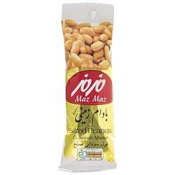 بادام زمینی نمکی 35 گرم مزمز